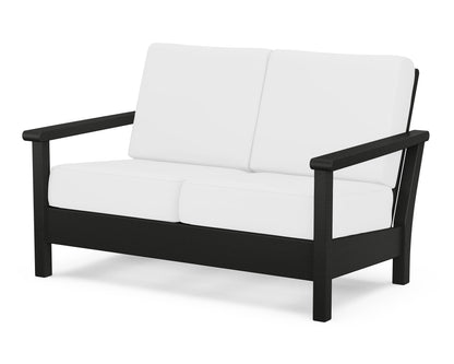 Harbour Deep Seating Loveseat - Black