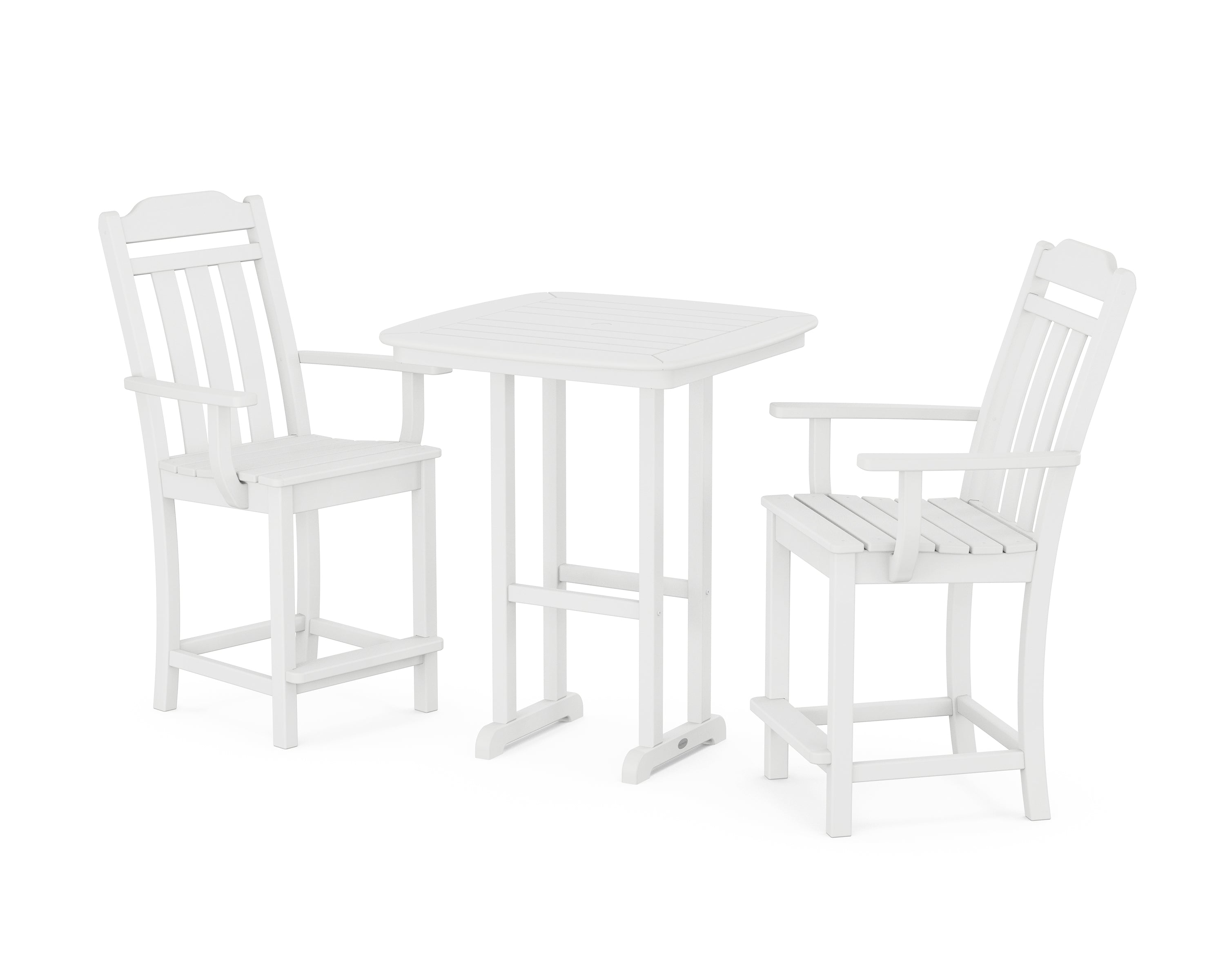 Country Living Cottage 3-Piece Counter Set in White