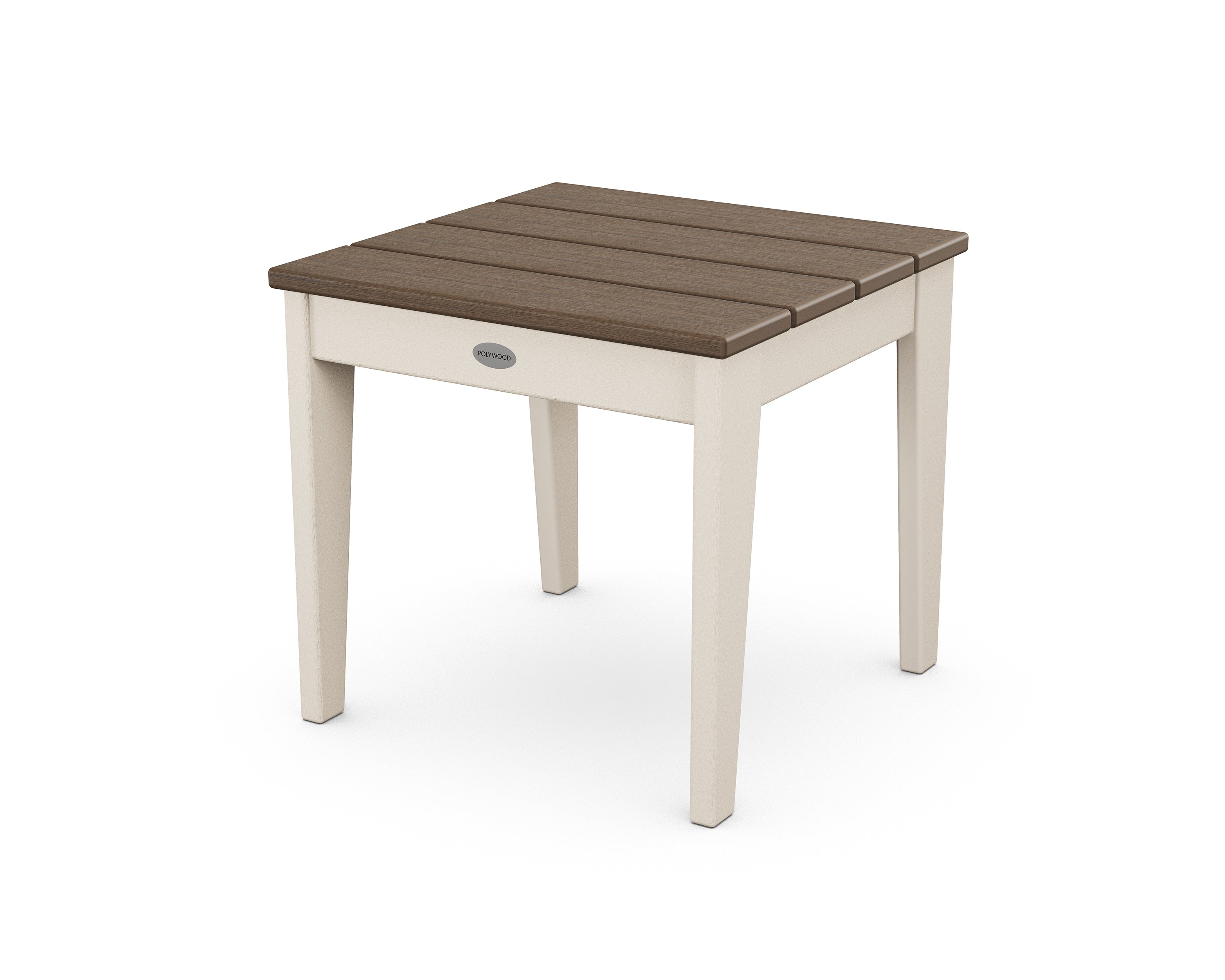 POLYWOOD® Newport 18" Side Table in Sand / Kona