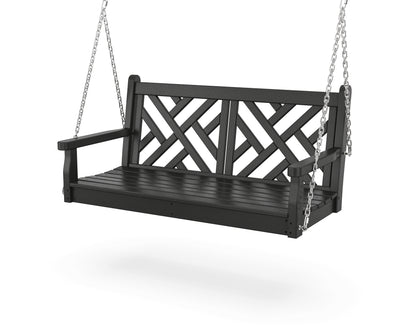 POLYWOOD® Chippendale 48" Swing in Black