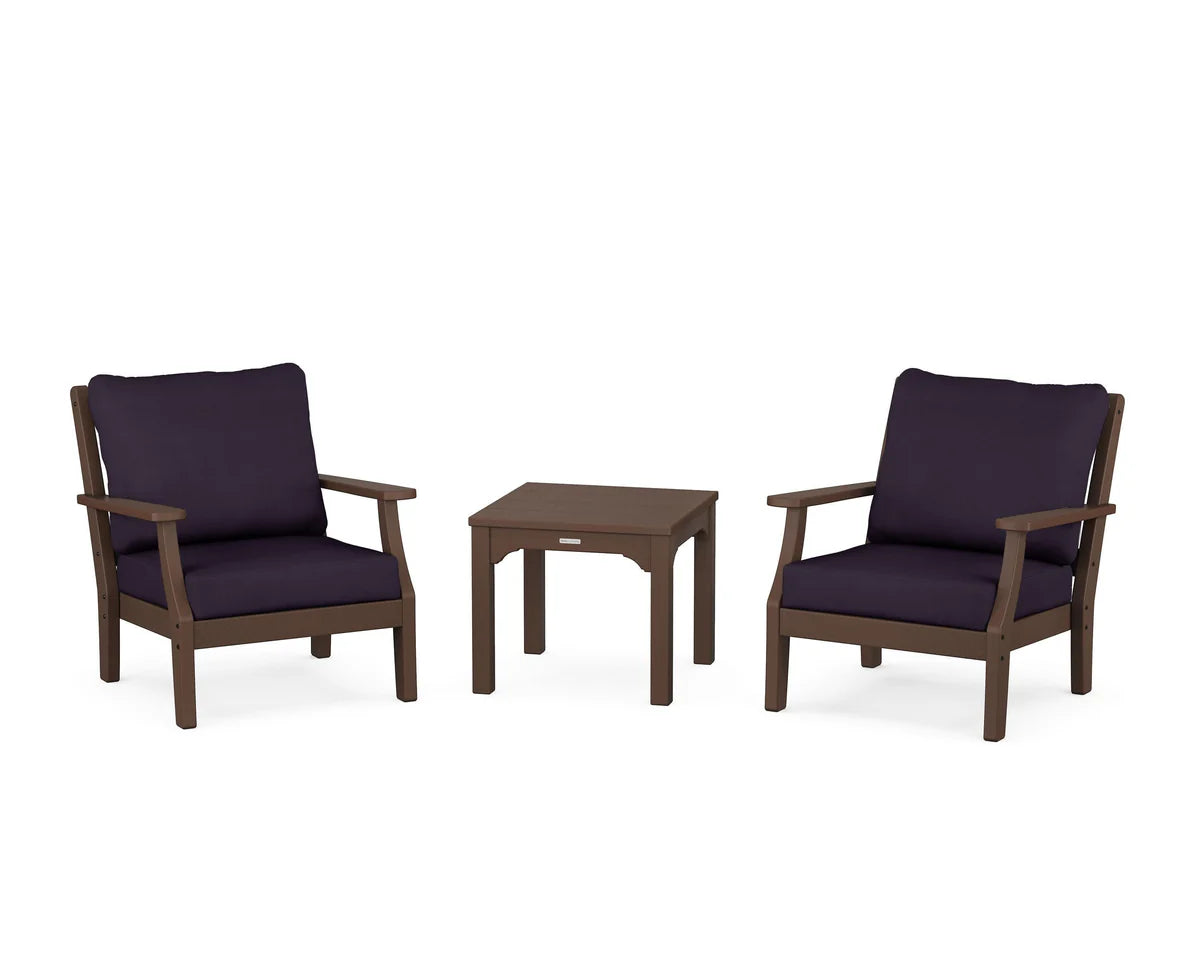 Chinoiserie 3-Piece Deep Seating Set