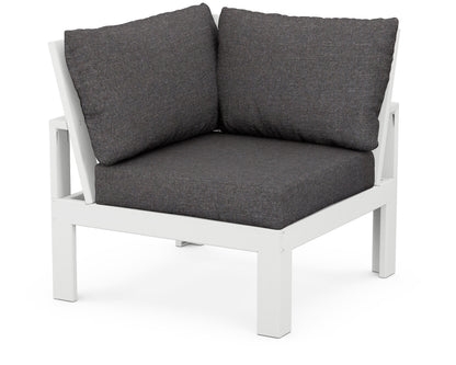 Unbranded Modular Corner Chair in White / Ash Charcoal