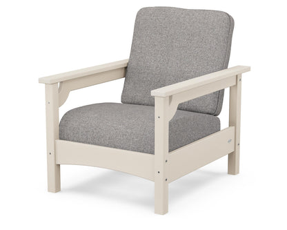 POLYWOOD® Club Chair in Sand / Grey Mist
