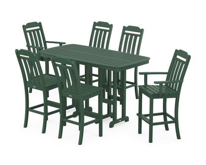 Country Living Cottage 7-Piece Bar Set in Green