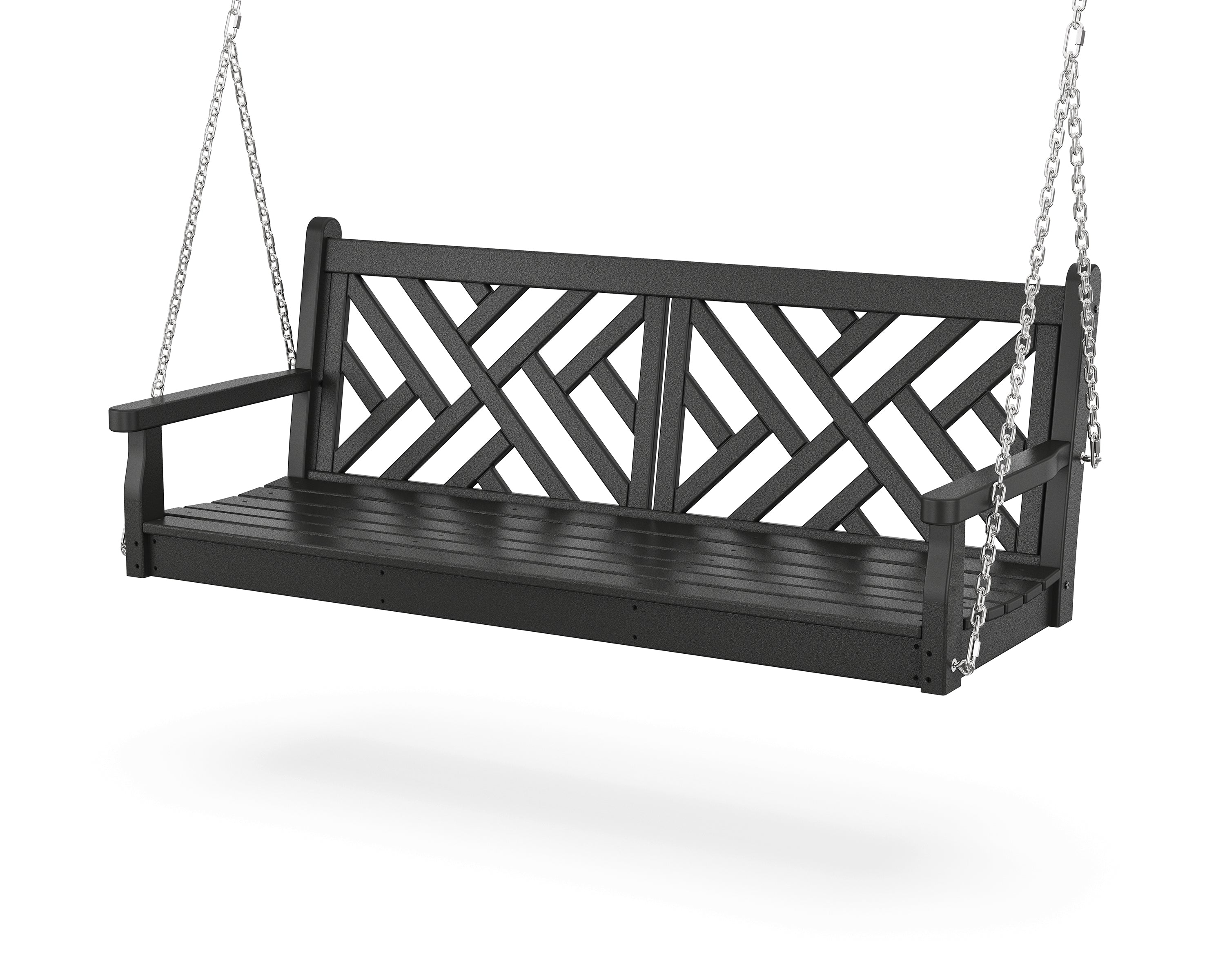 POLYWOOD® Chippendale 60" Swing in Black