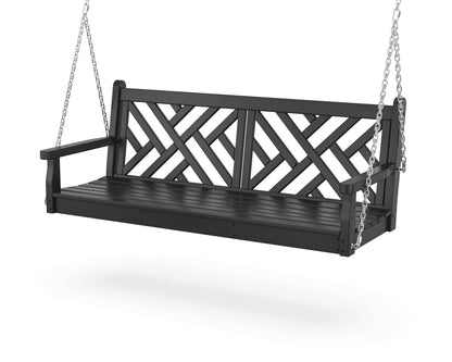 POLYWOOD® Chippendale 60" Swing in Black