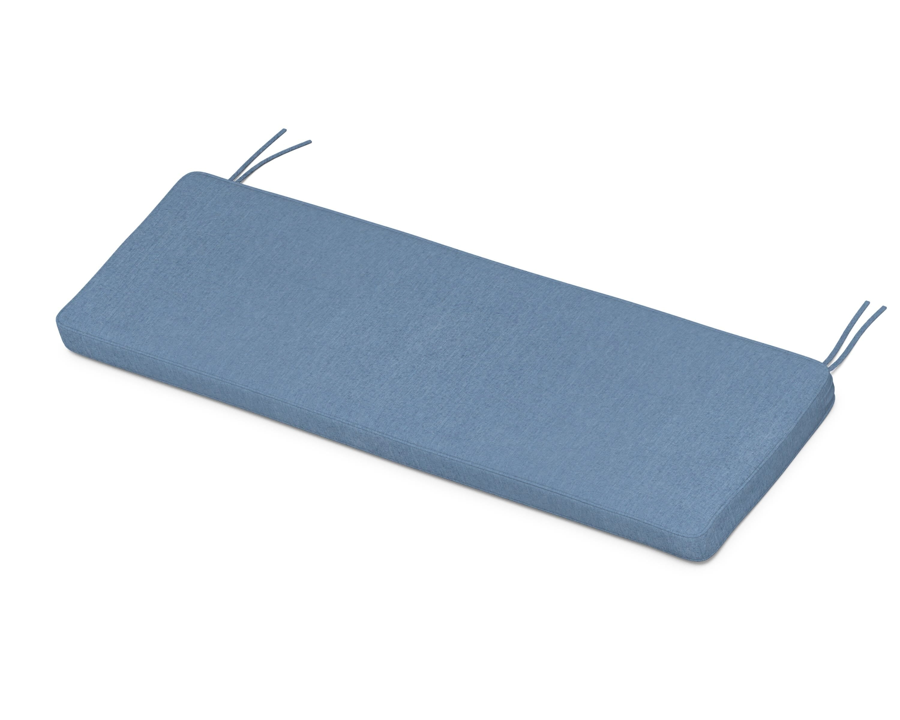 Martha Stewart by POLYWOOD® Chinoiserie Bench Seat Cushion in Sky Blue