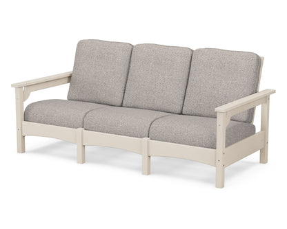 POLYWOOD® Club Sofa in Sand / Weathered Tweed