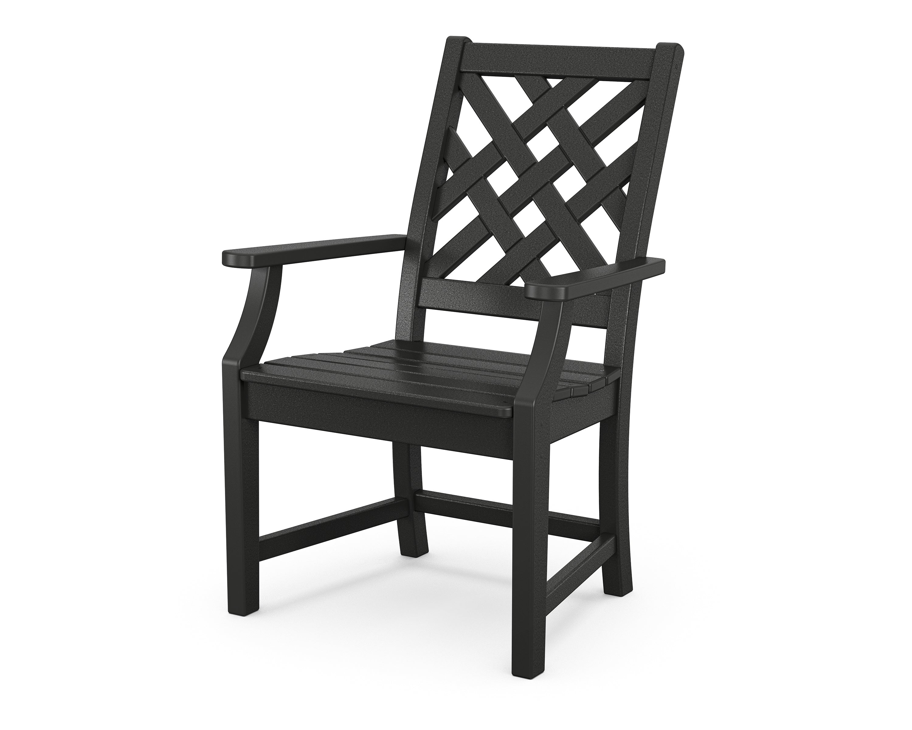 Country Living Wovendale Dining Arm Chair in Black