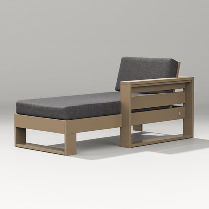 PW Designer Series Latitude Modular Right Arm Chaise in Vintage Sahara / Ash Charcoal