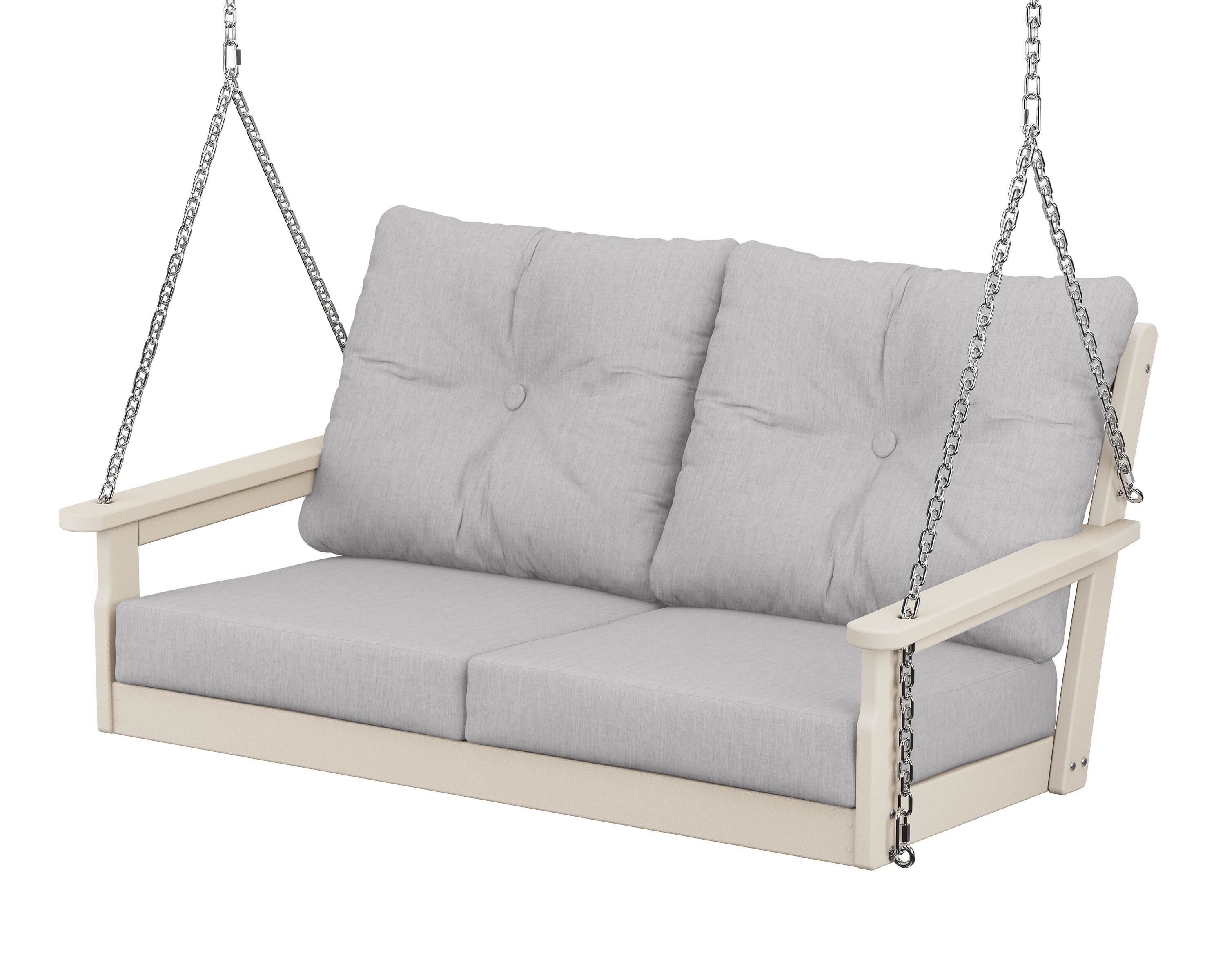 POLYWOOD® Vineyard Deep Seating Swing in Sand / Granite