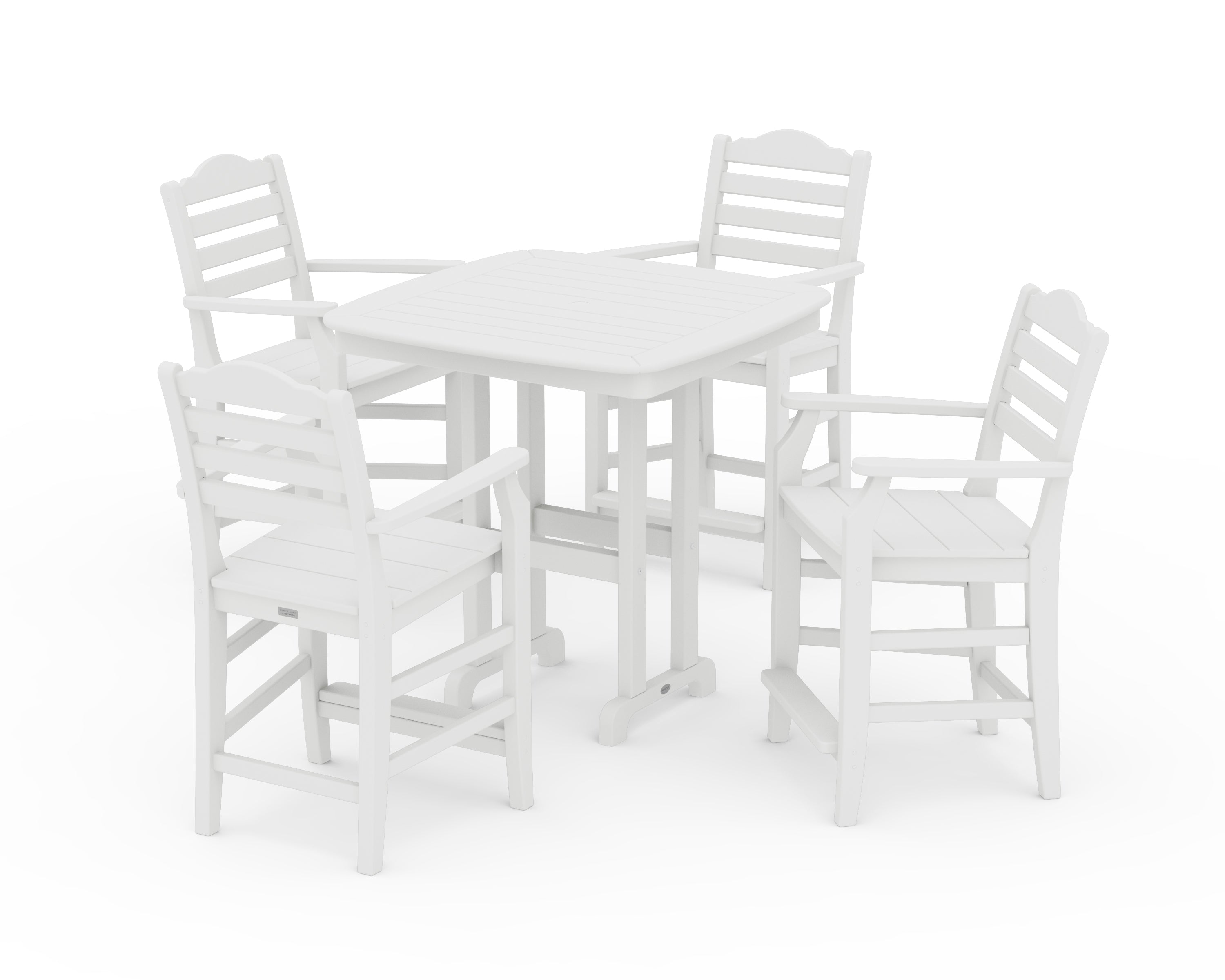 Draper James™ by  POLYWOOD® Savannah 5-Piece Counter Set in White