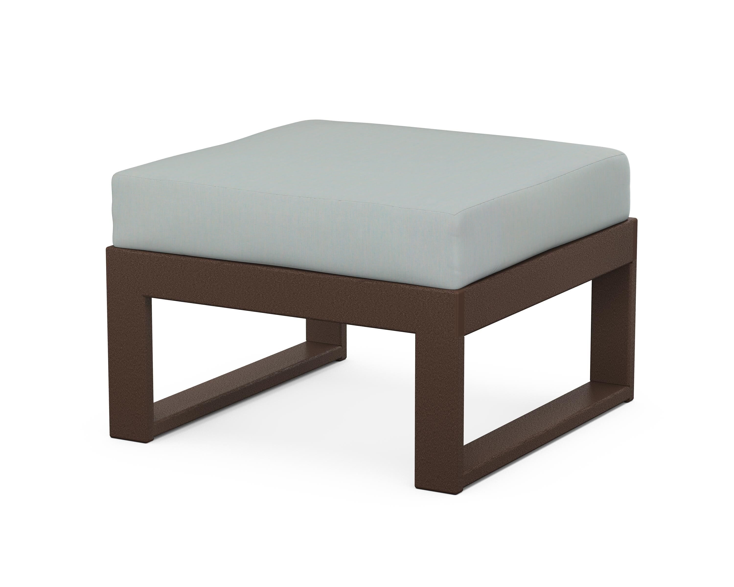 Unbranded Modular Ottoman - Modern in Mahogany / Spa