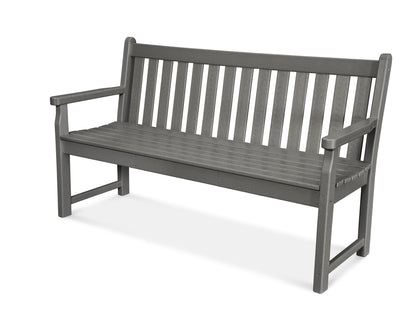 POLYWOOD® Traditional Garden 60" Bench in Slate Grey