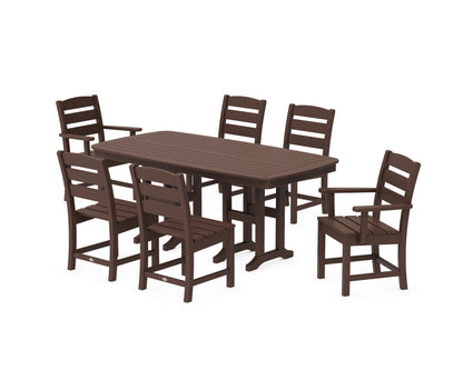 POLYWOOD® Lakeside 7-Piece Dining Set in Mahogany