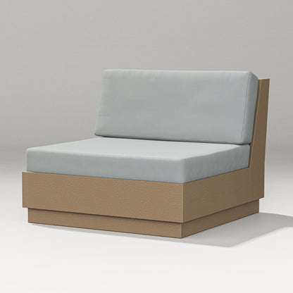 PW Designer Series Elevate Modular Armless Chair in Vintage Sahara / Spa
