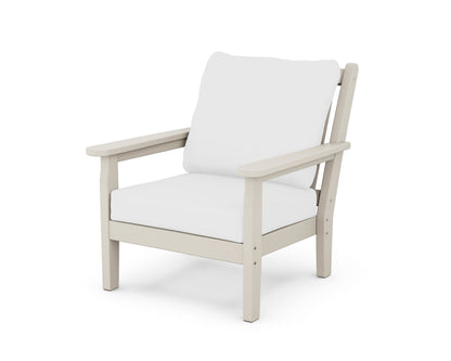 POLYWOOD® Chippendale Deep Seating Chair in Sand / Natural