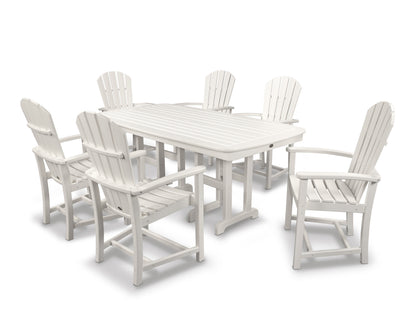 POLYWOOD® Palm Coast 7-Piece Dining Set in White