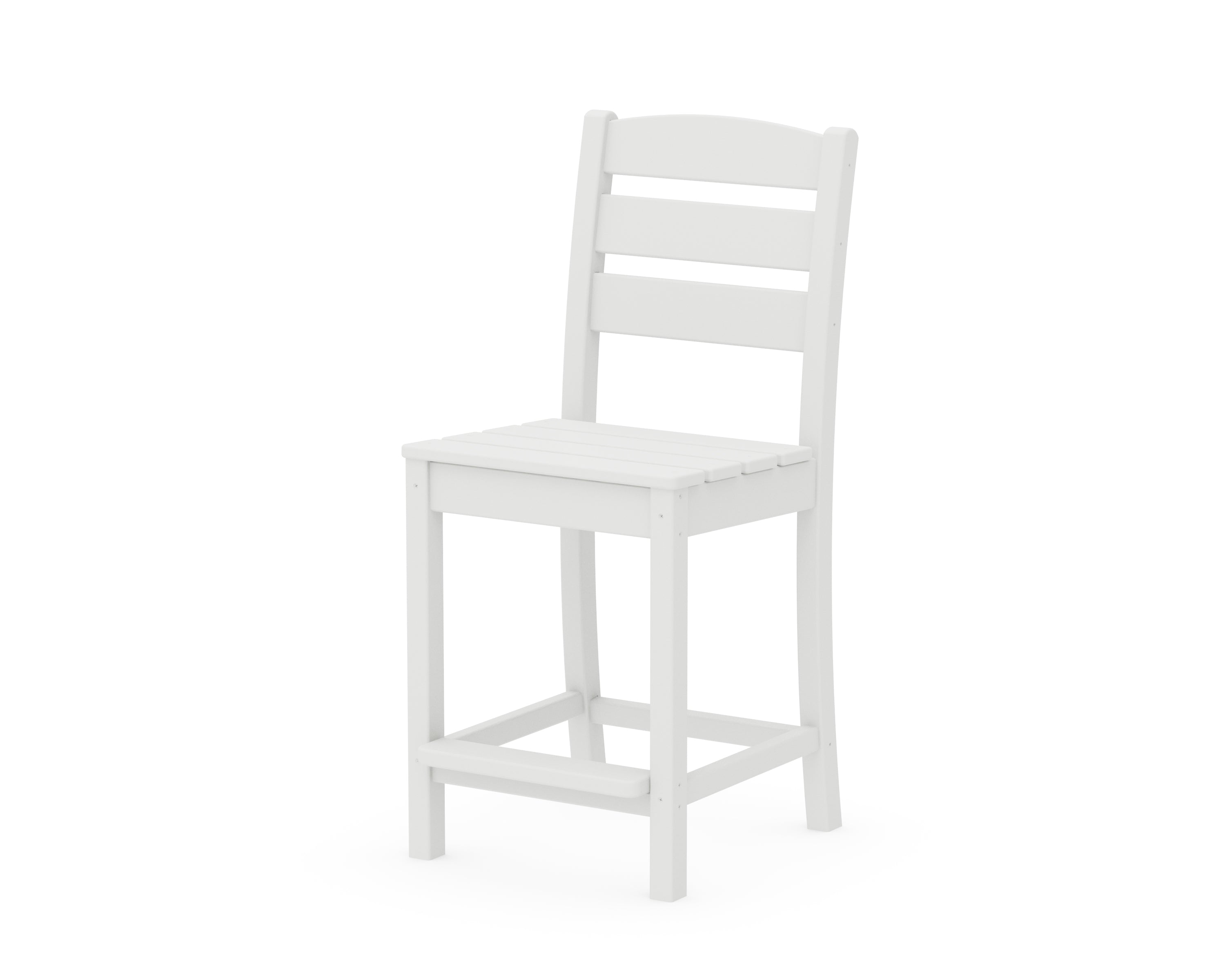 POLYWOOD® Lakeside Counter Side Chair in White