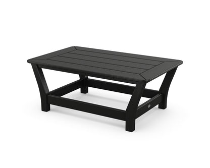POLYWOOD® Harbour Slat Coffee Table in Black