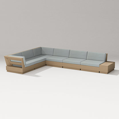 PW Designer Series Elevate 7-Piece Corner Sectional in Vintage Sahara / Spa