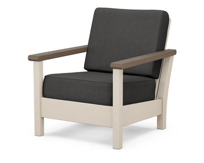 POLYWOOD® Harbour Deep Seating Chair in Sand / Kona / Spectrum Carbon