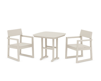 POLYWOOD® EDGE 3-Piece Dining Set in Sand