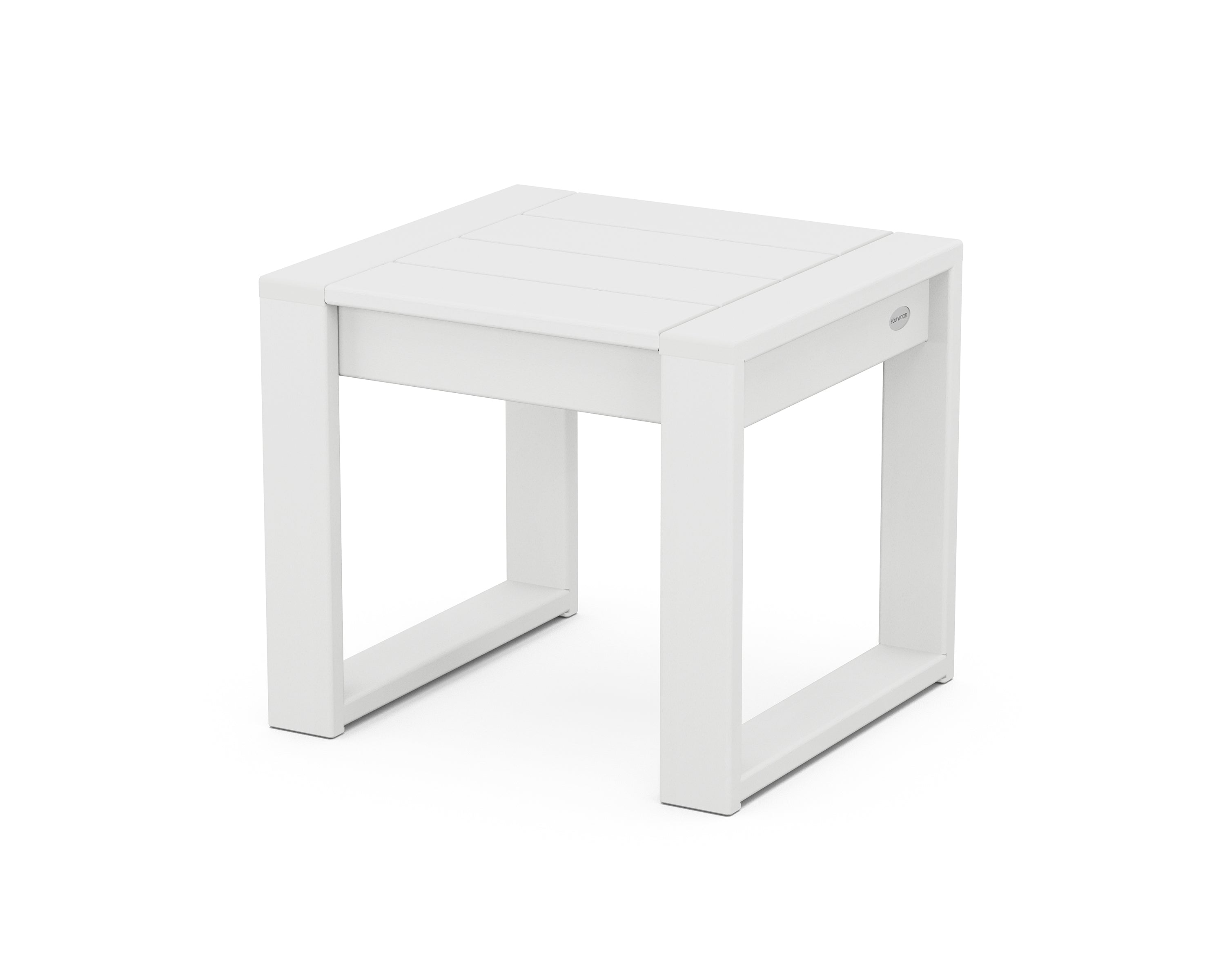 POLYWOOD® EDGE End Table in White