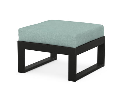 Unbranded Modular Ottoman - Modern in Black / Glacier Spa