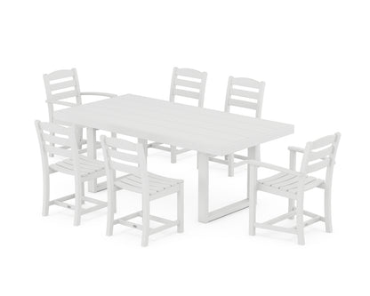 POLYWOOD® La Casa Café 7-Piece Dining Set in White