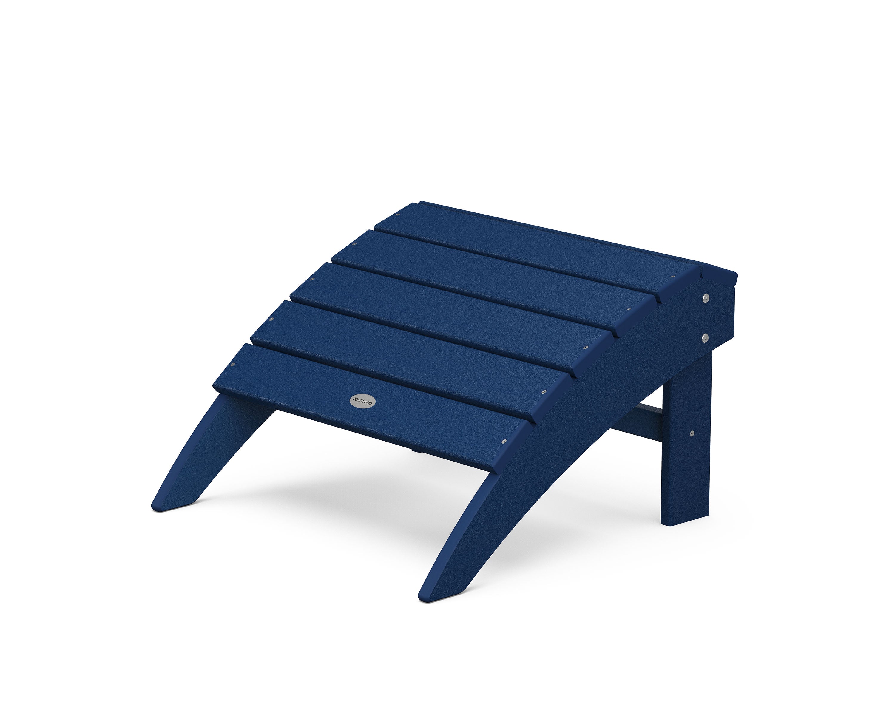 POLYWOOD® Vineyard Adirondack Ottoman in Navy
