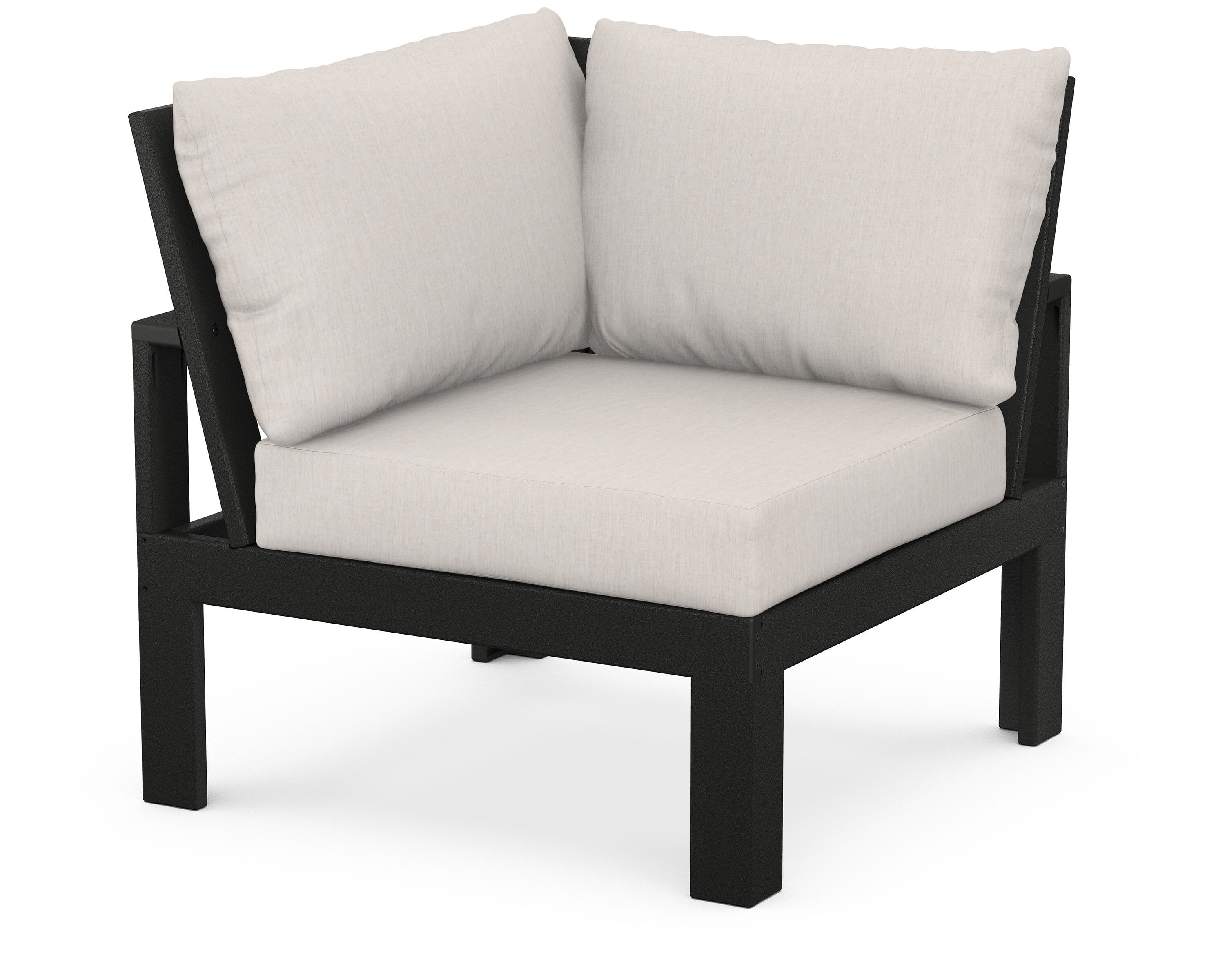 Unbranded Modular Corner Chair in Black / Cast Ash