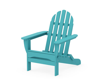 POLYWOOD® Classic Folding Adirondack Chair in Aruba