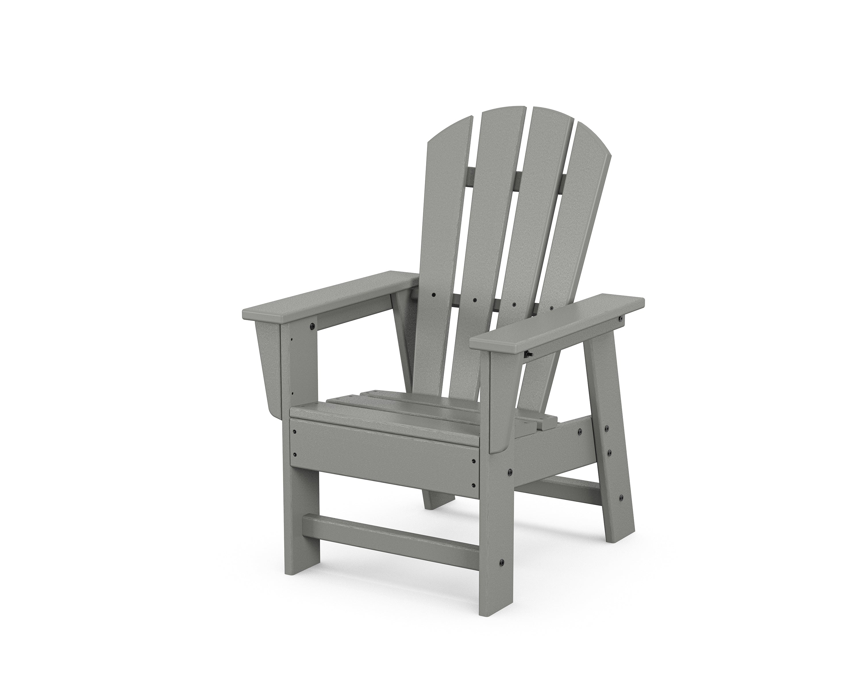 POLYWOOD® Kids Adirondack Chair in Slate Grey