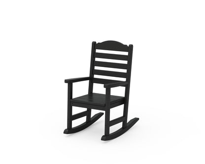 POLYWOOD® Savannah Kids Rocking Chair in Black