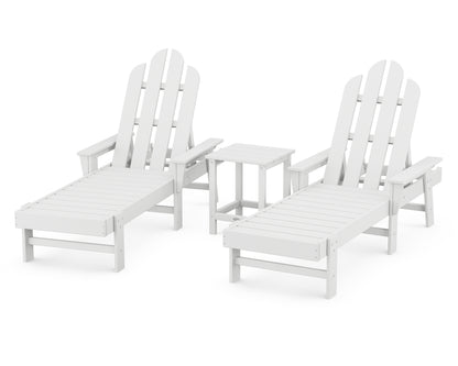 POLYWOOD® Long Island Chaise 3-Piece Set in White