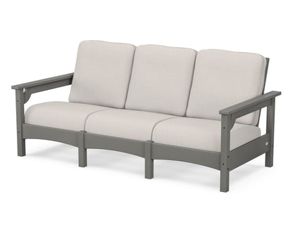 POLYWOOD® Club Sofa in Slate Grey / Cast Ash