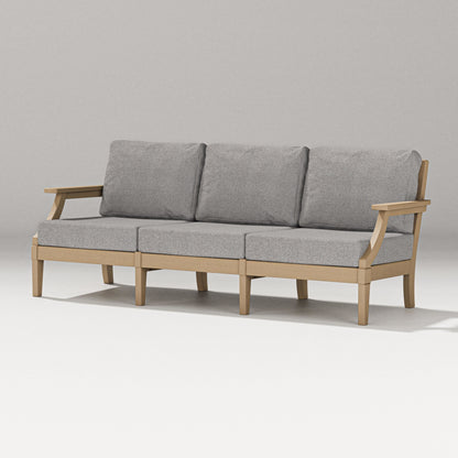 PW Designer Series Estate Sofa in Vintage Sahara / Grey Mist