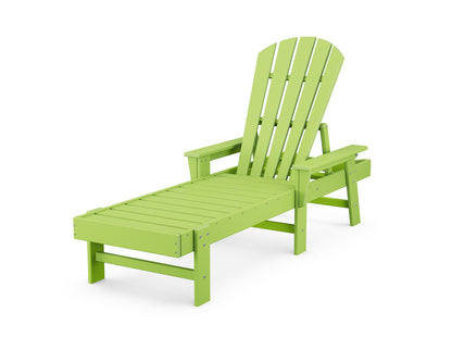 POLYWOOD® South Beach Chaise in Lime