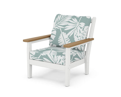 Chippendale Deep Seating Chair - White