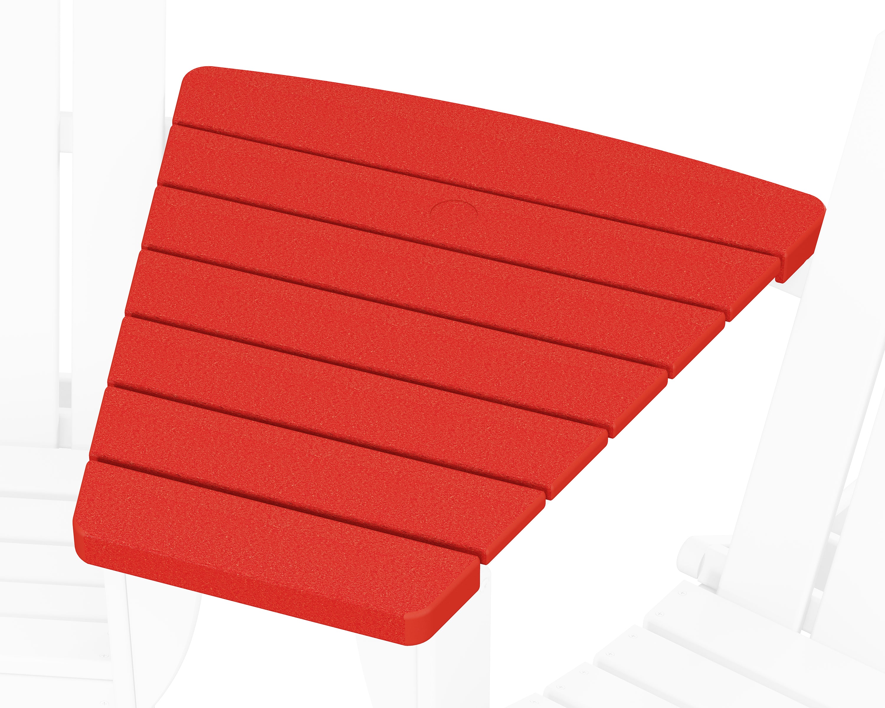 POLYWOOD® Classic Series Angled Adirondack Connecting Table in Sunset Red