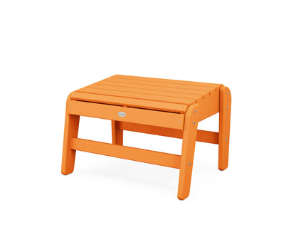 POLYWOOD® Grand Upright Adirondack Ottoman in Tangerine