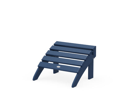 POLYWOOD® Classic Adirondack Folding Ottoman in Navy