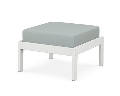 Unbranded Deep Seating Ottoman in White / Spa