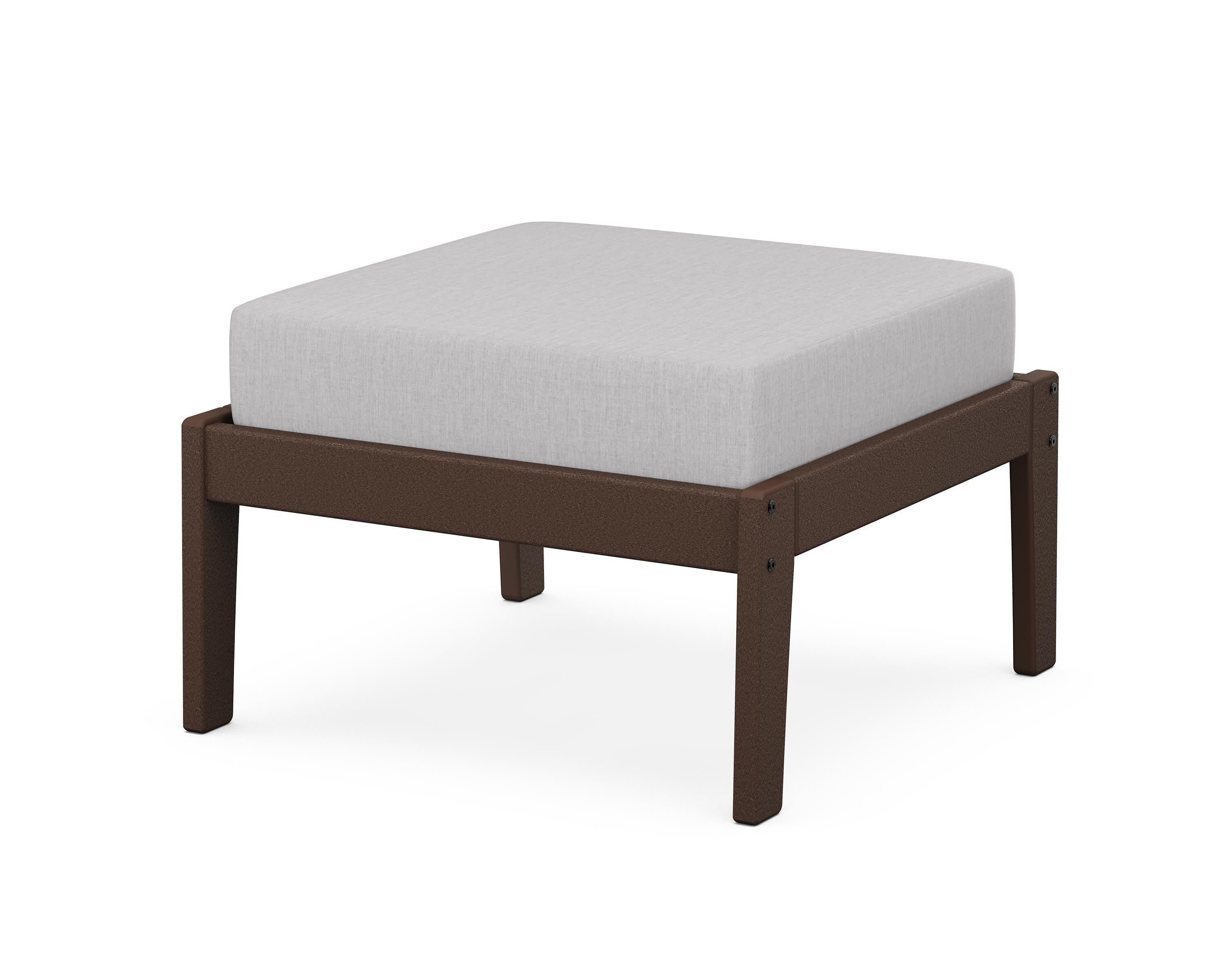Unbranded Deep Seating Ottoman in Mahogany / Granite