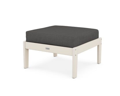 Country Living Cottage Deep Seating Ottoman in Sand / Spectrum Carbon