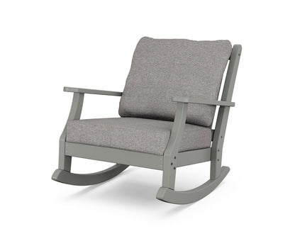 Country Living Wovendale Deep Seating Rocking Chair in Slate Grey / Grey Mist