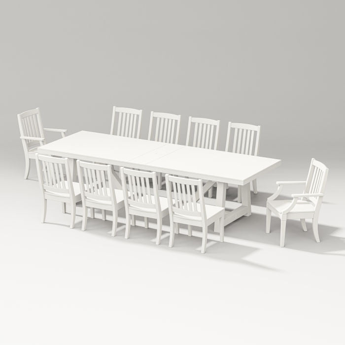 Estate 11-piece A-frame Table Dining Set