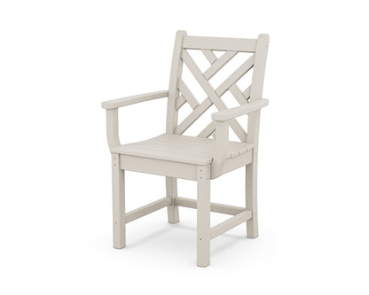 POLYWOOD® Chippendale Dining Arm Chair in Sand