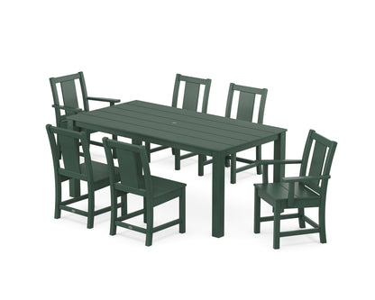 POLYWOOD® Prairie 7-Piece Parsons Dining Set in Green